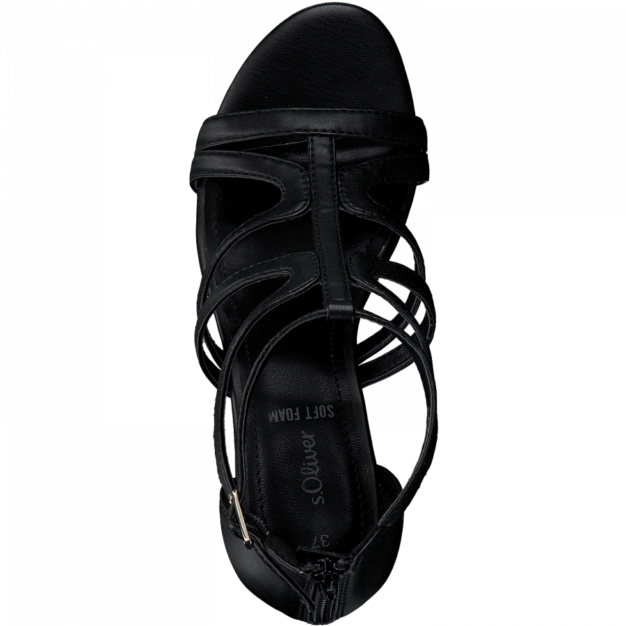 Zara Black Lace Up Gladiators Strappy Flat Contrast Sandals Size UK 5 | eBay
